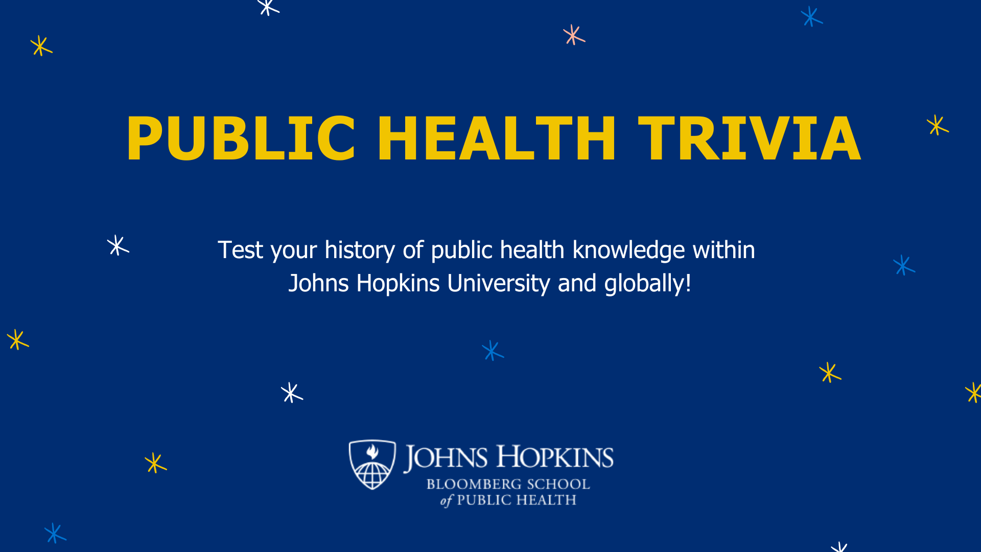 Public Health Trivia Johns Hopkins Events